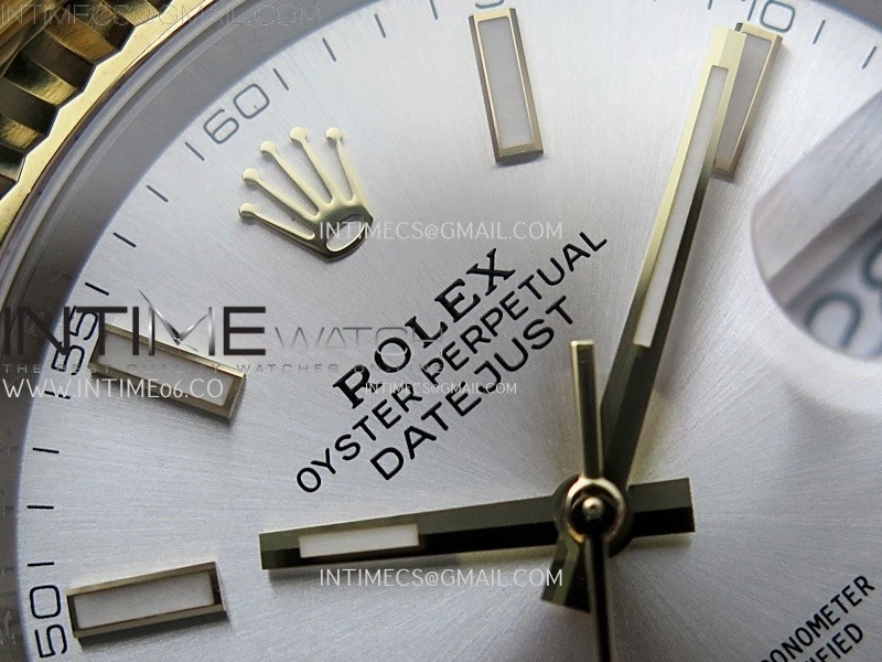DateJust 41mm 126333 904 SS YG AR+F 1:1 Silver Dial Stick Markers On SS YG Jubilee Bracelet DD3235 V2