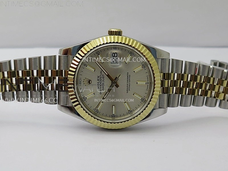 DateJust 126333 904L SS YG JDF 1:1 Best Edition YG Dial Stick Markers on Jubilee SS YG Bracelet