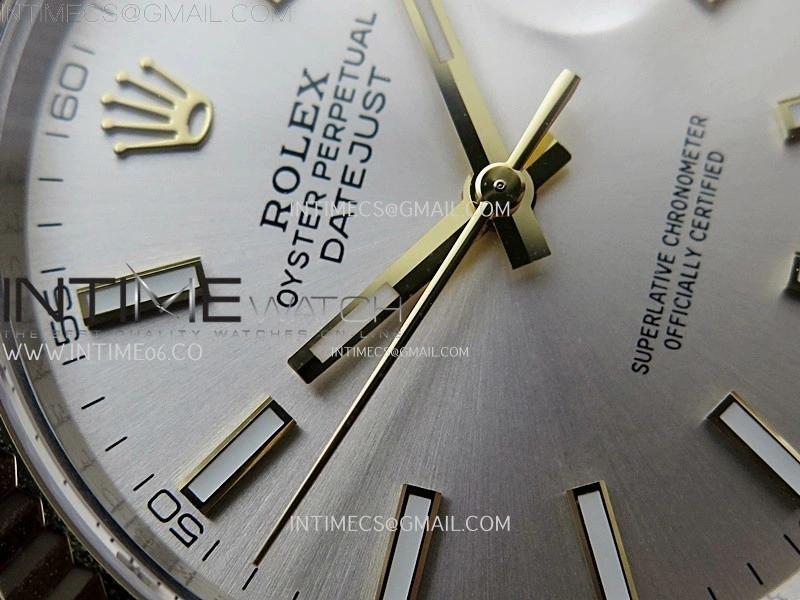 DateJust 126333 904L SS YG JDF 1:1 Best Edition YG Dial Stick Markers on Jubilee SS YG Bracelet