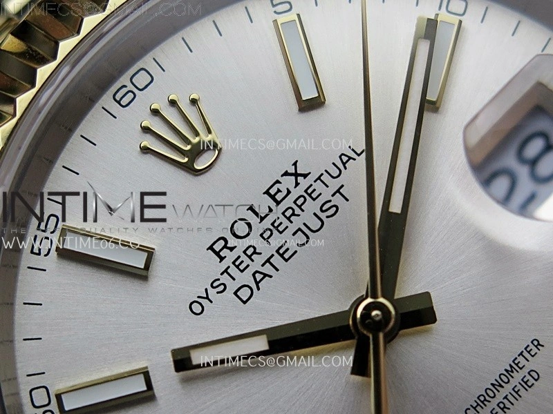 DateJust 126333 904L SS YG JDF 1:1 Best Edition YG Dial Stick Markers on Jubilee SS YG Bracelet