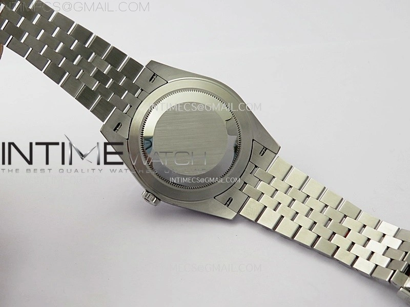 DateJust 41 126334 904L SS VSF 1:1 Best Edition Gray Dial Green Roman on Jubilee Bracelet VS3235