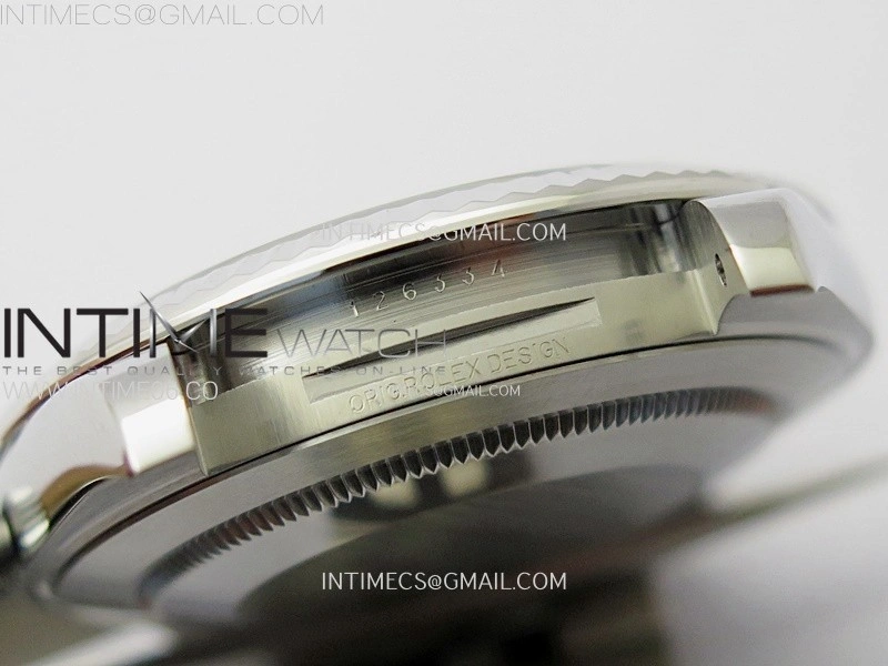 DateJust 41 126334 904L SS VSF 1:1 Best Edition Gray Dial Green Roman on Jubilee Bracelet VS3235