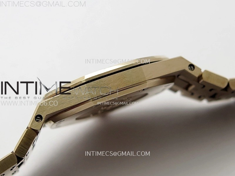 Lady Royal Oak 33mm 67651 RG ZF 1:1 Best Edition Brown Textured Dial on RG Bracelet RONDA Quartz