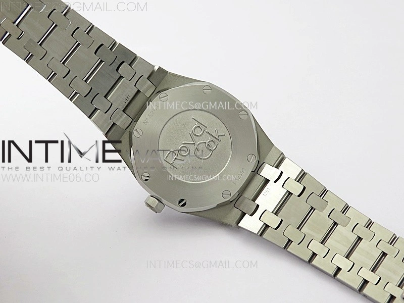 Lady Royal Oak 33mm 67651 SS ZF 1:1 Best Edition White Textured Dial on SS Bracelet RONDA Quartz