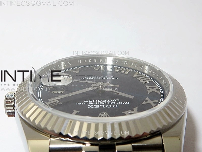 DateJust 41mm 126334 904 SS ARF 1:1 Best Edition Blue Dial Roman Markers on Jubilee Bracelet SH3235