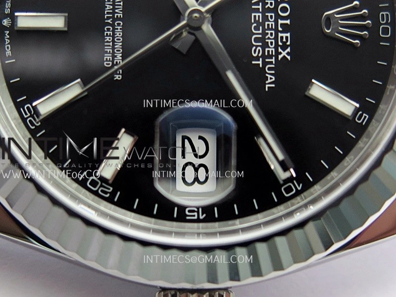 DateJust 41 126334 904L SS VF 1:1 Best Edition Black Dial Stick Marker On Jubilee Bracelet DD3235