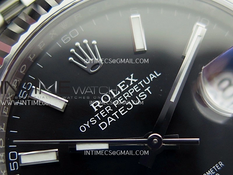 DateJust 41 126334 904L SS VF 1:1 Best Edition Black Dial Stick Marker On Jubilee Bracelet DD3235