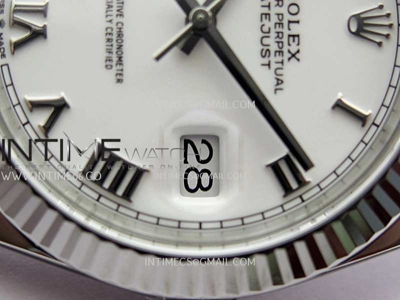 DateJust 41 126334 904L SS VF 1:1 Best Edition White Dial Roman Marker On Jubilee Bracelet DD3235