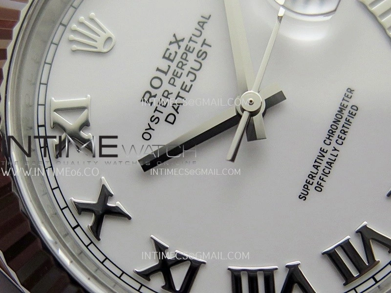 DateJust 41 126334 904L SS VF 1:1 Best Edition White Dial Roman Marker On Jubilee Bracelet DD3235