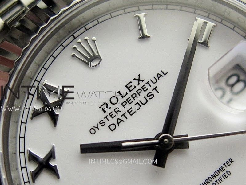 DateJust 41 126334 904L SS VF 1:1 Best Edition White Dial Roman Marker On Jubilee Bracelet DD3235