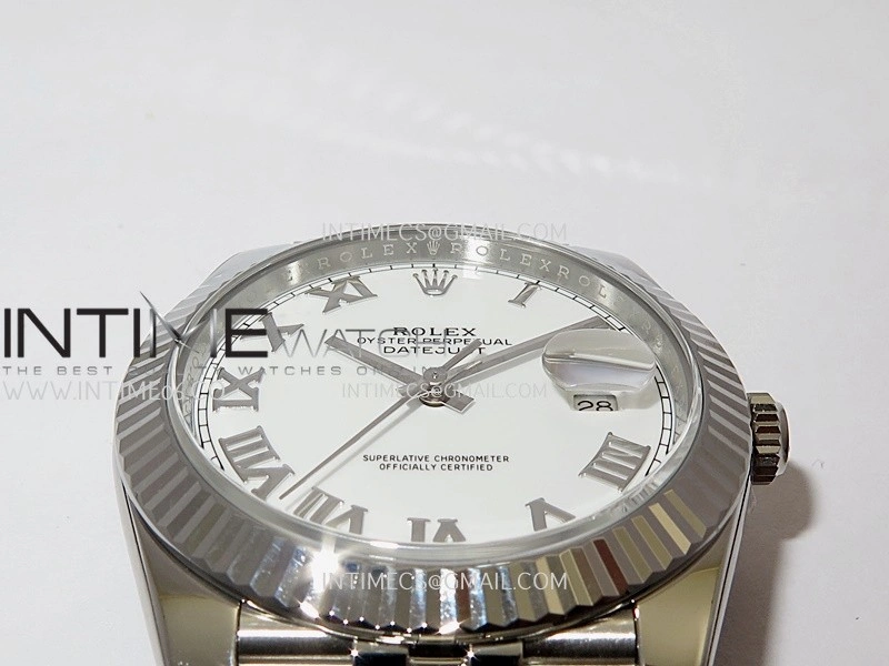 DateJust 41 126334 904L SS VF 1:1 Best Edition White Dial Roman Marker On Jubilee Bracelet DD3235