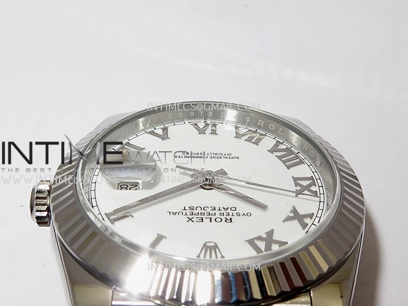 DateJust 41 126334 904L SS VF 1:1 Best Edition White Dial Roman Marker On Jubilee Bracelet DD3235