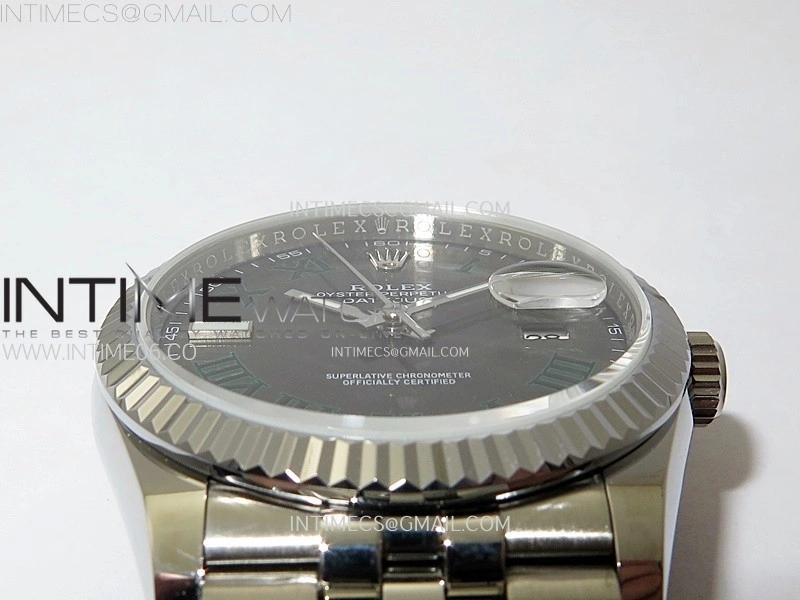 DateJust 36MM 126234 SS APSF 1:1 Best Edition Gray Dial Roman Markers on SS Jubilee Bracelet SA3235