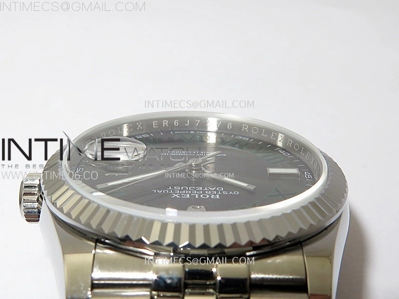 DateJust 36MM 126234 SS APSF 1:1 Best Edition Gray Dial Roman Markers on SS Jubilee Bracelet SA3235