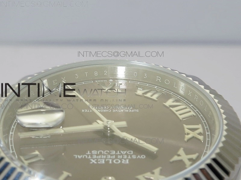 DateJust 41 126334 SS BP 1:1 Best Edition New Version Gray Roman Markers Dial on Jubilee Bracelet