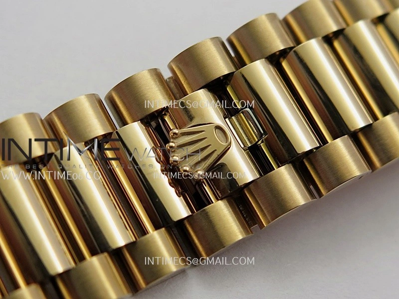 Daydate 128235 36mm RG QHF Best Edition Green Aventurine Dial On RG President Bracelet A2834