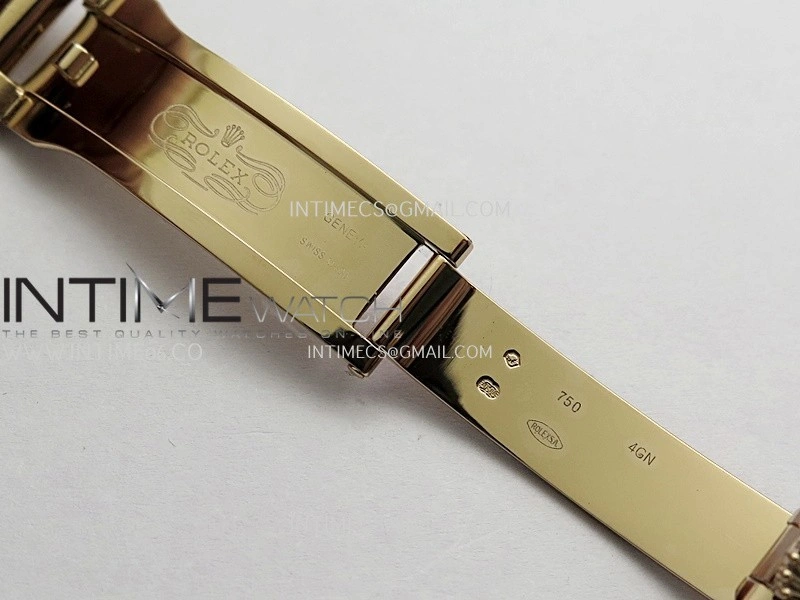 Daydate 128235 36mm RG QHF Best Edition Green Aventurine Dial On RG President Bracelet A2834