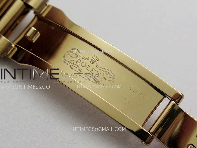 Daydate 128235 36mm RG QHF Best Edition Green Aventurine Dial On RG President Bracelet A2834