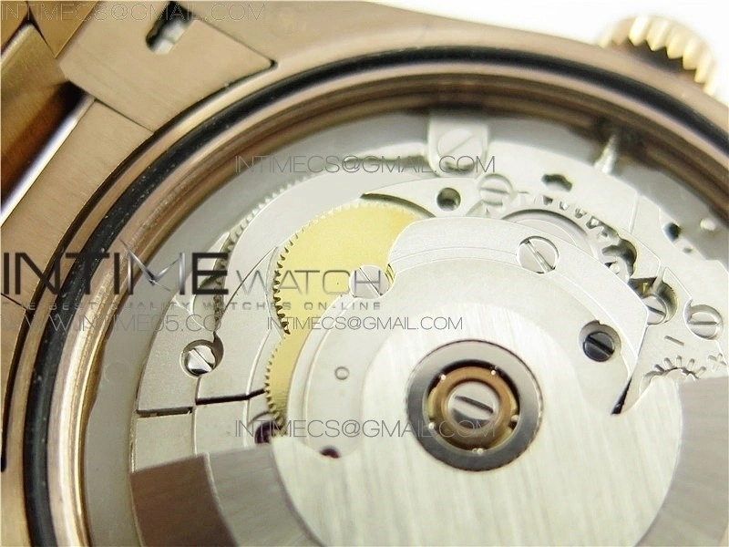 Day-Date 36 128239 RG BP Best Edition Silver Sticks Markers Dial on RG President Bracelet
