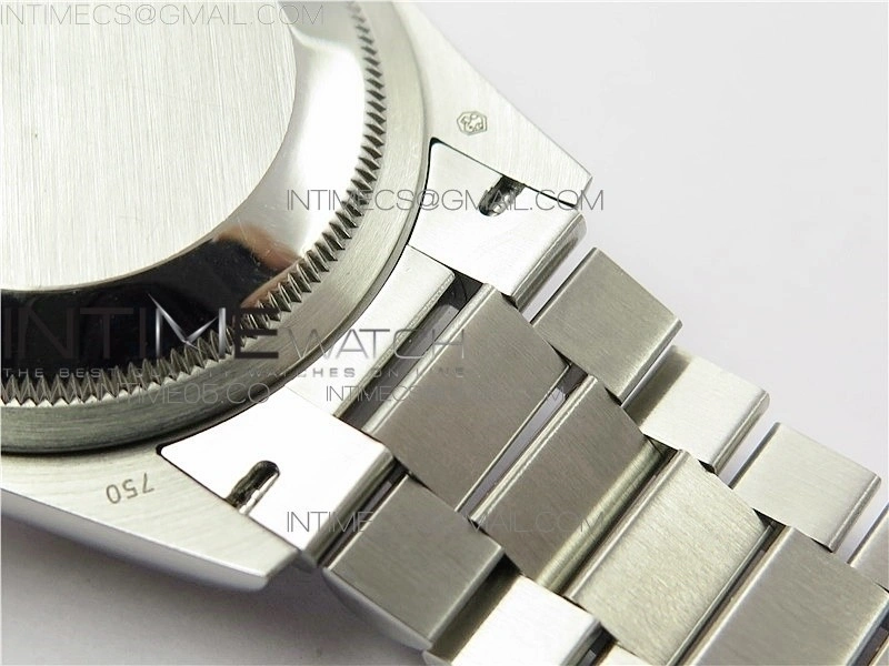 Day-Date 36 128239 SS BP Best Edition Silver Sticks Markers Dial on SS President Bracelet
