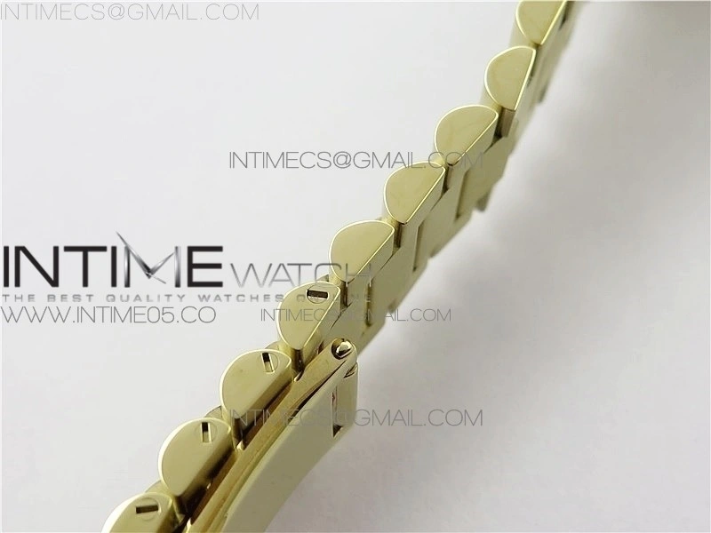 Day-Date 36 128239 YG BP Best Edition Green Crystal Markers Dial on YG President Bracelet