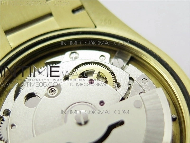 Day-Date 36 128239 YG BP Best Edition Green Crystal Markers Dial on YG President Bracelet