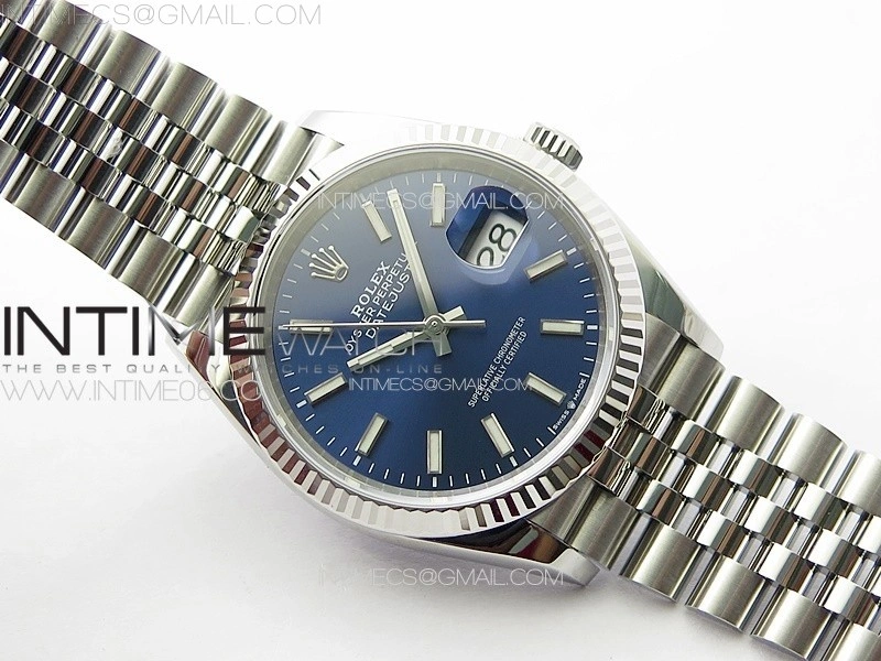 DateJust 36 SS 126234 VSF 1:1 Best Edition 904L Steel Blue Dial on Jubilee Bracelet VS3235