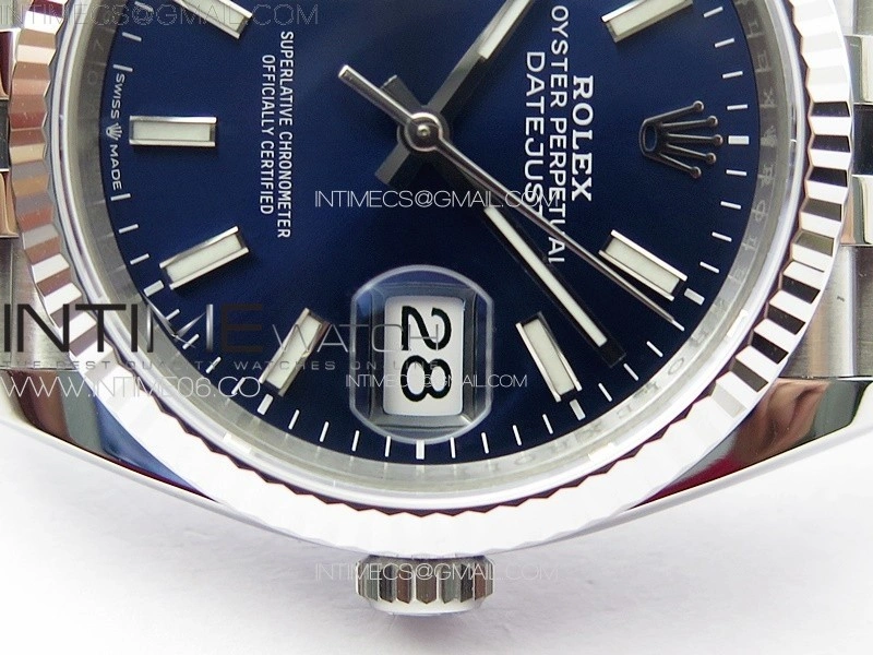 DateJust 36 SS 126234 VSF 1:1 Best Edition 904L Steel Blue Dial on Jubilee Bracelet VS3235