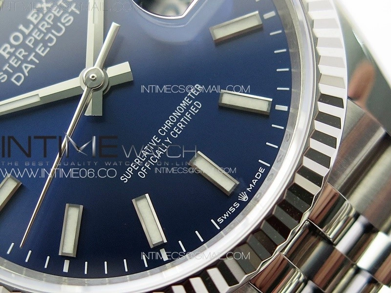 DateJust 36 SS 126234 VSF 1:1 Best Edition 904L Steel Blue Dial on Jubilee Bracelet VS3235