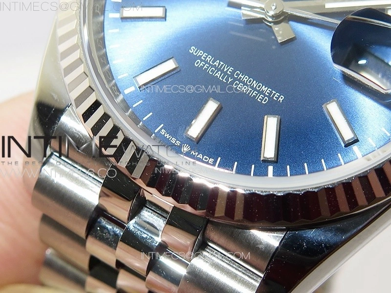 DateJust 36 SS 126234 VSF 1:1 Best Edition 904L Steel Blue Dial on Jubilee Bracelet VS3235