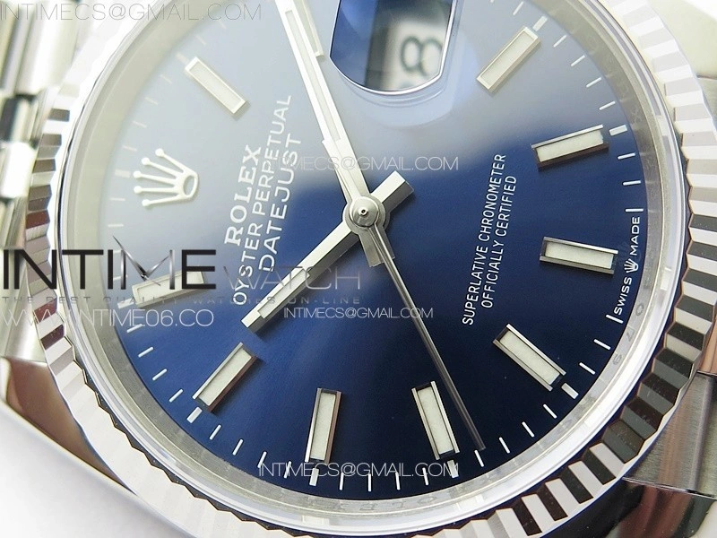 DateJust 36 SS 126234 VSF 1:1 Best Edition 904L Steel Blue Dial on Jubilee Bracelet VS3235