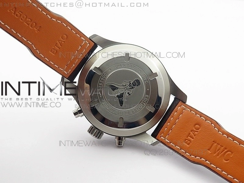 Pilot IW377714 "Le Petit Prince" ZF 1:1 Best Edition Blue Dial on Brown Leather Strap A7750