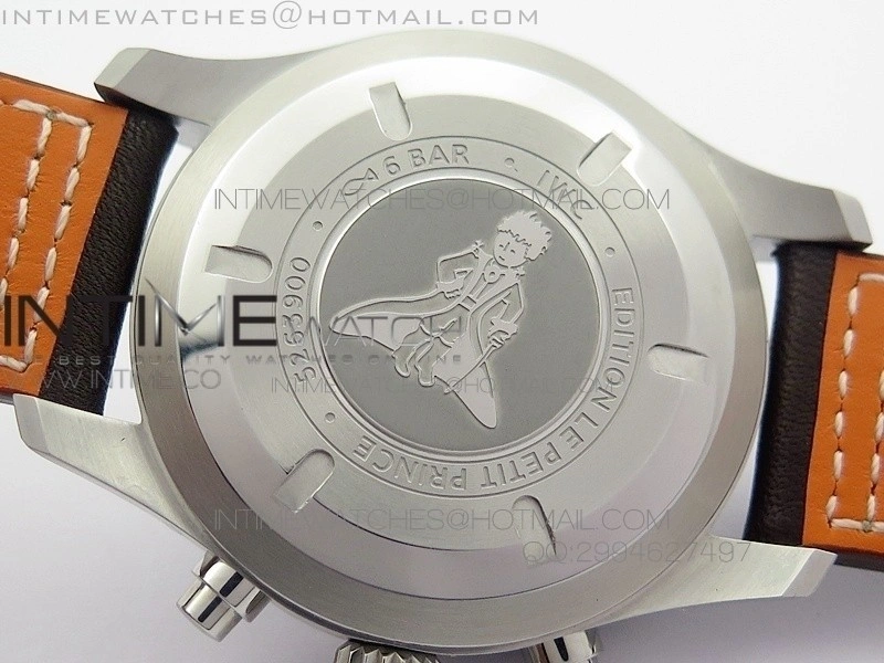 Pilot IW377714 "Le Petit Prince" ZF 1:1 Best Edition Blue Dial on Brown Leather Strap A7750