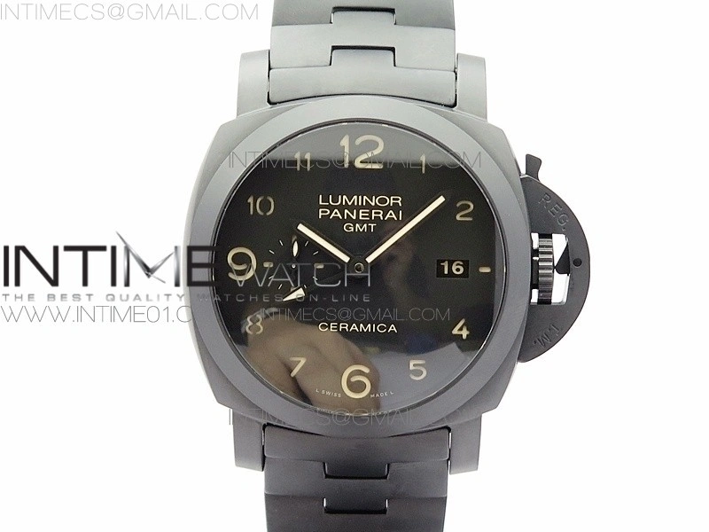 PAM 438 O REAL CERAMIC VSF 1:1 Best Edition SUPER CLONE P9001 BEST ON Ceramic Bracelet