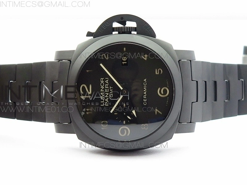 PAM 438 O REAL CERAMIC VSF 1:1 Best Edition SUPER CLONE P9001 BEST ON Ceramic Bracelet