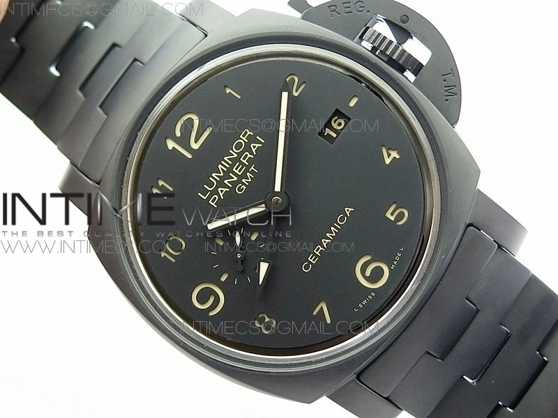 PAM 438 O REAL CERAMIC VSF 1:1 Best Edition SUPER CLONE P9001 BEST ON Ceramic Bracelet