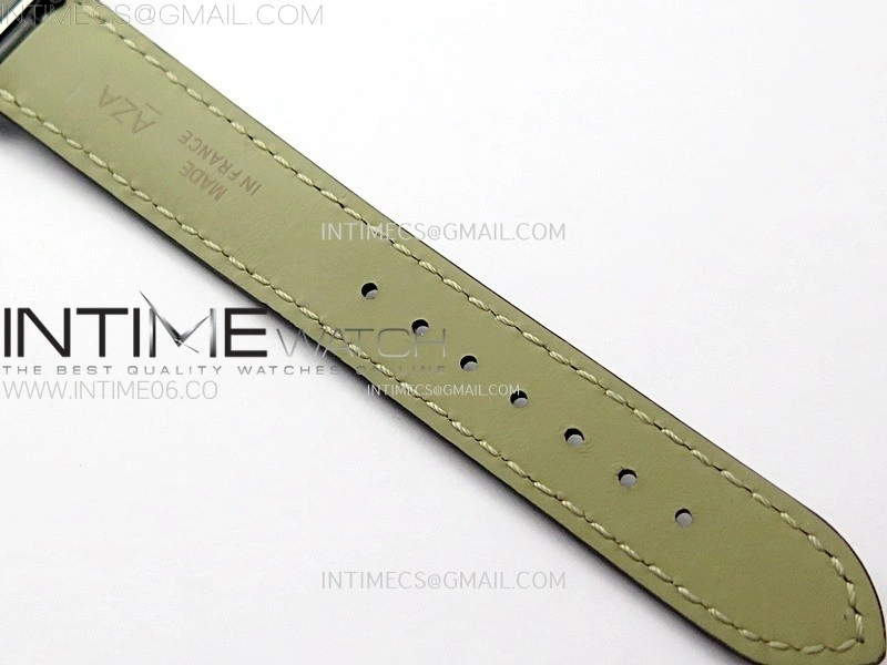 Santos Dumont 38mm SS Diamonds Bezel F1F Best Edition Silver Dial on Black Leather Strap Quartz