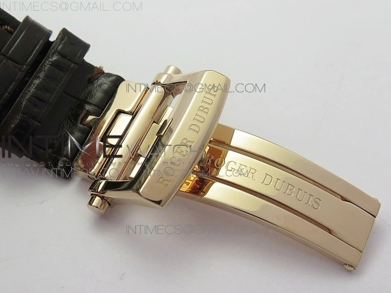 Excalibur Rddbex0393 RG BBR Best Edition Skeleton Dial on Brown Leather Strap A2136 Tourbillon V4