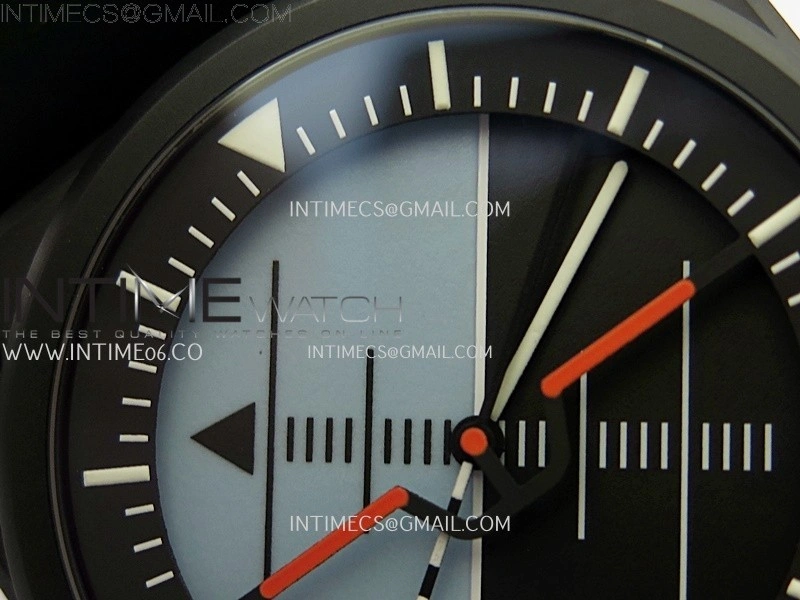 Instruments BR03A Ceramic M+F 1:1 Best Edition Horizon Blue Black Dial on Rubber Strap MIYOTA 9015