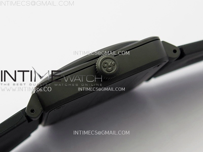 Instruments BR03A Ceramic M+F 1:1 Best Edition Horizon Blue Black Dial on Rubber Strap MIYOTA 9015