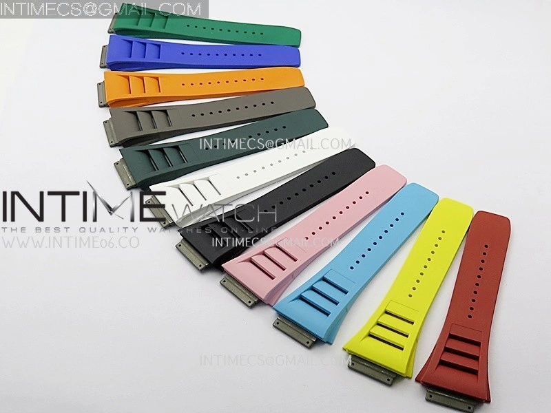 3AF 1:1 Richard Mille Rubber Straps For RM055 And RM035