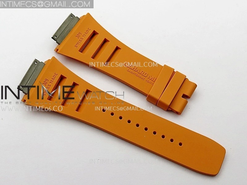 3AF 1:1 Richard Mille Rubber Straps For RM055 And RM035