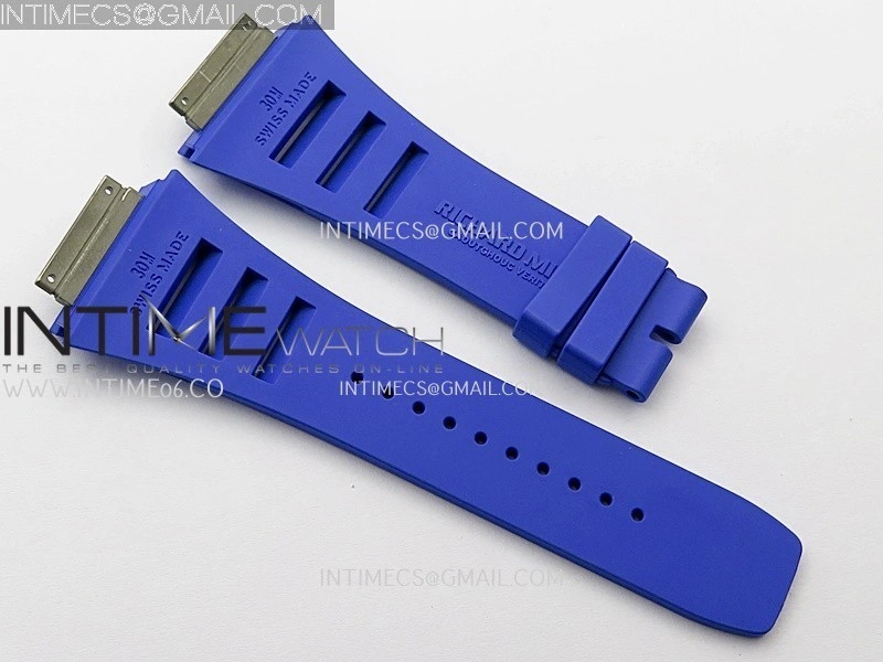 3AF 1:1 Richard Mille Rubber Straps For RM055 And RM035