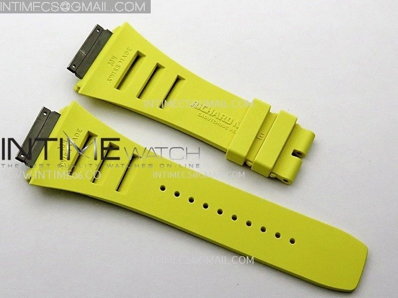 3AF 1:1 Richard Mille Rubber Straps For RM055 And RM035