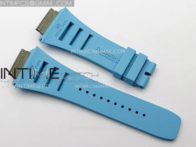3AF 1:1 Richard Mille Rubber Straps For RM055 And RM035