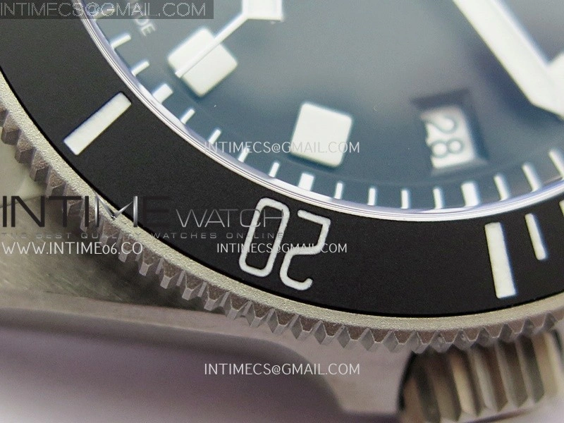 Pelagos M2543C1A 43mm Black Ceramic Ti V2 ZF 1:1 Best Edition Black Dial On Titanium Bracelet A2824