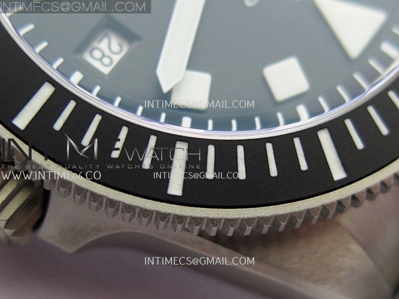 Pelagos M2543C1A 43mm Black Ceramic Ti V2 ZF 1:1 Best Edition Black Dial On Titanium Bracelet A2824