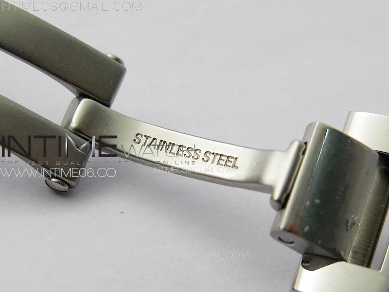 Ballon Bleu 33mm SS YG 3KF 1:1 Best Edition White Textured Dia Markers Dial on SS Bracelet A076