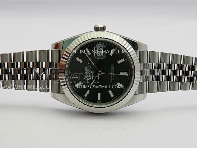 DateJust 126334 904L SS ERF 1:1 Best Edition Green Dial Stick Marker On Jubilee Bracelet SH3235