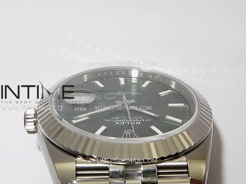 DateJust 126334 904L SS ERF 1:1 Best Edition Green Dial Stick Marker On Jubilee Bracelet SH3235